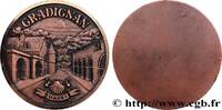 FRANKREICH Médaille, Gradignan BORDELAIS - VILLES, ENTREPRISES ET VINS 33 - Gradignan n.d. (69,50mm, 196,27g, 12h) -