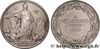 FRANKREICH Médaille, Société protectrice des animaux ANIMAUX 1909 (41mm, 37,89g, 12h) -