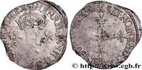 FRANKREICH Double sol parisis, 2e type HENRY III Amiens 1581 (26mm, 3,89g, 9h) -