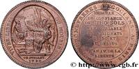 FRANKREICH Monneron de 5 sols au serment (An IV), 3e type REVOLUTION COINAGE Birmingham, Soho 1792 (39mm, 27,79g, 6h) -