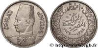 ÄGYPTEN 10 Piastres Roi Farouk AH1358 ÄGYPTEN 1939 (33mm, 14,03g, 12h) -