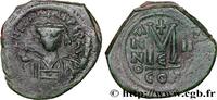 THE EMPIRE FROM ANASTASIUS TO MAURICE TIBERIUS (49 Follis MAURICIUS TIBERIUS Constantinople 583-584 (30mm, 11,32g, 1h) -