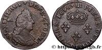 FRANKREICH IIII deniers LOUIS XIV THE SUN KING Strasbourg 1696 (22,5mm, 4,67g, 6h) -