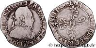 FRANKREICH Demi-franc au col fraisé HENRY III Bordeaux 1580 (28,5mm, 7,07g, 11h) -