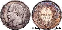 FRANKREICH 1 franc Napoléon III, tête nue ZWEITES KAISERREICH Paris 1854 (23mm, 4,98g, 6h) -
