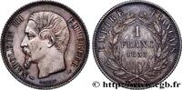 FRANKREICH 1 franc Napoléon III, tête nue ZWEITES KAISERREICH Paris 1853 (23mm, 4,96g, 6h) -