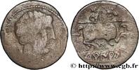 FRANKREICH Denier au cavalier HISPANIEN - VASCONES - TURIASU - (Provincia die Zaragoza - Tarazona) Vascones, Turiasu après 154 avant J.-C. (19mm, 3,23g, 1h) -