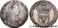 FRANKREICH Écu, portrait à la cravate courte LOUIS XIV THE SUN KING Rennes 1680 (38,5mm, 26,91g, 6h) -