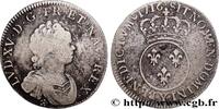FRANKREICH Quart d’écu à l’écu rond couronné LOUIS XV THE WELL-BELOVED Bourges 1716 (28,5mm, 7,06g, 6h) -
