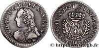 FRANKREICH Vingtième d’écu aux branches d’olivier, buste habi LOUIS XV THE WELL-BELOVED Strasbourg 1727 (19,50mm, 1,44g, 6h) -