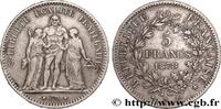 FRANKREICH 5 francs Hercule DRITTE FRANZOSISCHE REPUBLIK Paris 1878 (37,15mm, 24,78g, 6h) -