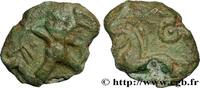 FRANKREICH Bronze au personnage courant, cheval à gauche GALLIEN - BELGICA - BELLOVACI (Region die Beauvais) Beauvais (60) c. Ier siècle avant J.-C. (12mm, 1,21g, 12h) -