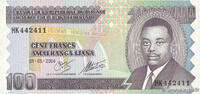BURUNDI 100 Francs BURUNDI 100 Francs 2004 ST -