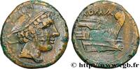 THE REPUBLIC (280 BC to 27 BC) Semuncia RÖMISCHE REPUBLIK - ANONYM Rome ou Italie c. 215-212 AC. (20,5mm, 5,72g, 12h) -