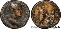 THE ANTONINES (96 AD to 192 AD) Sesterce HADRIANUS Rome 136 (31mm, 24,19g, 7h) -
