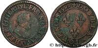 FRANKREICH Double tournois, 2e type de Paris (légende françai HENRY IV Paris, Moulin des Étuves 1599 (21mm, 2,96g, 6h) -