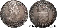 FRANKREICH Écu, portrait à la mèche longue LOUIS XIV THE SUN KING Rouen 1652 (38,5mm, 27,38g, 6h) -