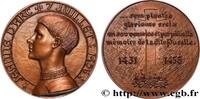 FRANKREICH Médaille, Réhabilitation de Jeanne d’Arc JEANNE D’ARC Monnaie de Paris 1967 (71mm, 184,69g, 12h) -