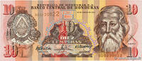 HONDURAS 10 Lempiras HONDURAS 10 Lempiras 2004 ST -