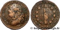 FRANKREICH 12 deniers dit au faisceau, type FRANÇOIS LOUIS XVI Pau 1792 (29,5mm, 12,23g, 6h) -