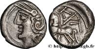 FRANKREICH Denier KALETEDOY, A1 GALLIEN - BELGICA - LINGONES (Region die Langres) c. 80-50 AC. (12mm, 1,77g, 7h) -