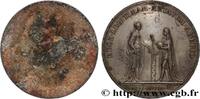 FRANKREICH Médaille, Majorité du Roi, tirage uniface du rever LOUIS XIV LE GRAND OU LE ROI SOLEIL (1651) (60,5mm, 45,85g, 12h) -