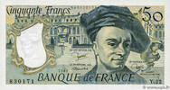 FRANKREICH 50 Francs QUENTIN DE LA TOUR FRANKREICH 50 Francs QUENTIN DE LA TOUR 1981 fST+ -