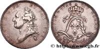FRANKREICH Écu dit de Calonne, frappe à trois pans de virol LOUIS XVI Paris 1786 (40,5mm, 29,07g, 6h) -