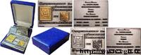 FRANKREICH Paire de plaquettes, Cinquantenaire de l’associati PHILATÉLIE 1976 (46,5mm, 129,57g, 12h) -