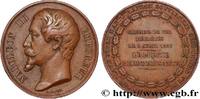 FRANKREICH Médaille, Chemins de fer, l’Algérie reconnaissante ALGÉRIE 1857 (27mm, 11,15g, 12h) -