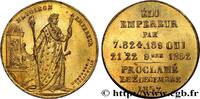 FRANKREICH Médaille, Proclamation de l’empire SECOND EMPIRE 1852 (23,50mm, 4,20g, 12h) -