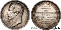 FRANKREICH Médaille, Comité impérial des travaux historiques SECOND EMPIRE 1858 (34,5mm, 20,10g, 12h) -