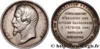 FRANKREICH Médaille, Commission d’examen des livres classique ENSEIGNEMENT 1861 (34,5mm, 19,60g, 12h) -