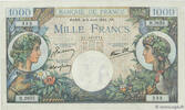 FRANKREICH 1000 Francs COMMERCE ET INDUSTRIE Numéro spécial FRANKREICH 1000 Francs COMMERCE ET INDUSTRIE Numéro spécial 1944 fST+ -