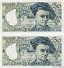 FRANKREICH 50 Francs QUENTIN DE LA TOUR Consécutifs FRANKREICH 50 Francs QUENTIN DE LA TOUR Consécutifs 1990 fST+ -