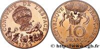 FRANKREICH Piéfort Cu-Ni de 10 francs Conquête de l’Espace PIÉFORTS 1983 (26mm, 19,50g, 6h) -