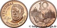 FRANKREICH Piéfort Cu-Ni de 10 francs Stendhal PIÉFORTS Pessac 1983 (26mm, 19,52g, 6h) -