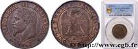 FRANKREICH Cinq centimes Napoléon III, tête laurée ZWEITES KAISERREICH Paris 1864 (25mm, 5g, 6h) -