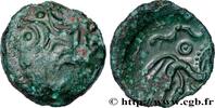 FRANKREICH Bronze au cheval, dérivé de types belges GALLIEN - AULERCI EBUROVICES (Region die Évreux) Évreux (27) c.60-50 AC. (15mm, 2,07g, 2h) -