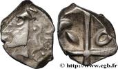 FRANKREICH Drachme “à la tête cubiste”, S. 20 GALLIEN - SÜDWESTGALLIEN - VOLCÆ TECTOSAGES (Region die Toulouse) c. 121-52 AC. (14mm, 3,01g, 8h) -
