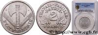 FRANKREICH 2 francs Francisque ETAT FRANÇAIS Castelsarrasin 1944 (27mm, 2,20g, 6h) -