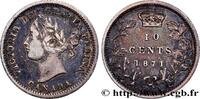 KANADA 10 Cents Victoria KANADA 1871 (18mm, 2,35g, 6h) -