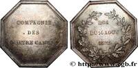FRANKREICH COMPAGNIE DES QUATRE CANAUX PONTS ET CHAUSSÉES 1822 (33,5mm, 16,88g, 12h) -