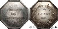 FRANKREICH COMPAGNIE DES QUATRE CANAUX PONTS ET CHAUSSÉES 1822 (33,5mm, 15,87g, 12h) -