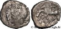 FRANKREICH Denier à la tête casquée GALLIEN - NORDGALLIEN - ÆDUI (BIBRACTE, Region die Mont-Beuvray) Autun (71) c. 80-50 AC. (14mm, 1,92g, 7h) -