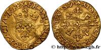 FRANKREICH Demi-écu d'or au soleil, 5e type FRANCOIS I Toulouse n.d. (19,5mm, 1,70g, 11h) -