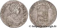 FRANKREICH Écu de Béarn, portrait à la mèche longue LOUIS XIV THE SUN KING Pau 1651 (38,5mm, 27,13g, 6h) -