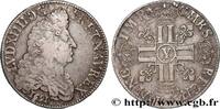 FRANKREICH Écu aux huit L, 1er type LOUIS XIV THE SUN KING Bourges 1691 (40mm, 26,49g, 6h) -