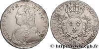 FRANKREICH Demi-écu aux branches d'olivier, buste habillé LOUIS XV THE WELL-BELOVED Rouen 1729 (32,5mm, 14,66g, 6h) -