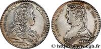 FRANKREICH Mariage avec Maria Leczinska LOUIS XV DIT LE BIEN AIMÉ n.d. (28mm, 7,82g, 12h) -